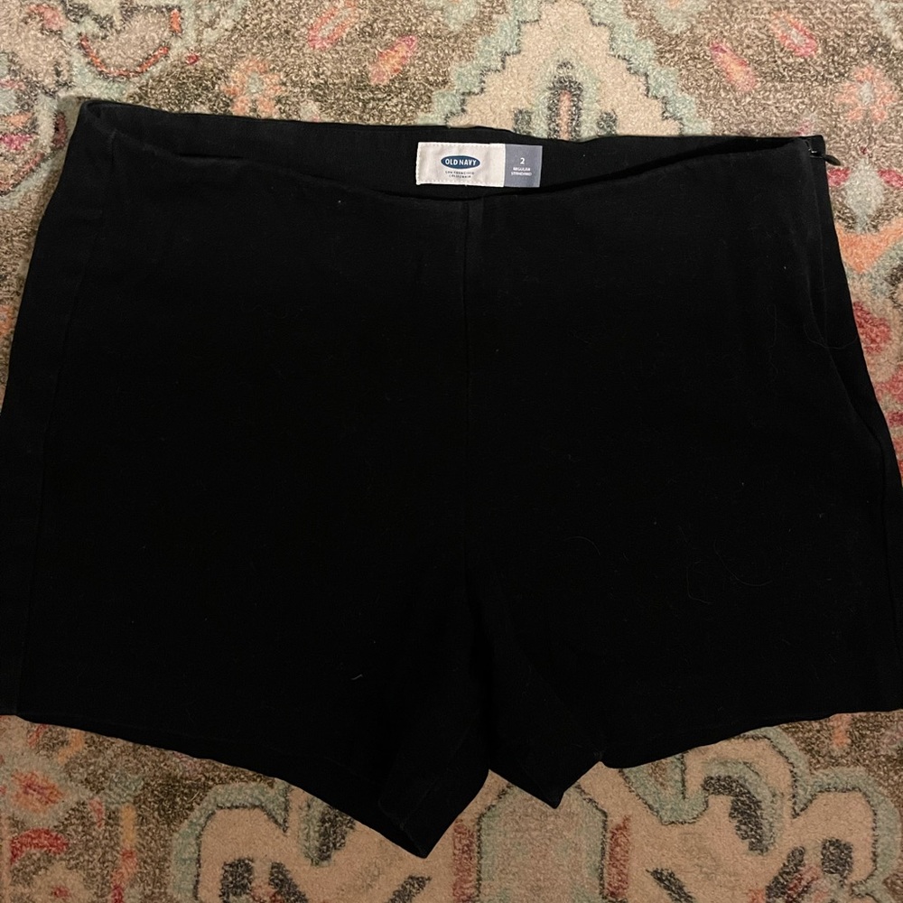 Old Navy black high rise shorts